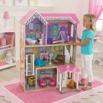 Casuta din lemn Veronica DollHouse pentru papusi cu mobilier de la  KidKraft